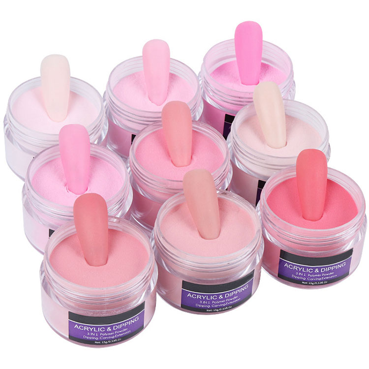 Акрилова пудра для нігтів Pink Clear Dipping Powder